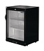 Polar Bar display koeling | klapdeur | zwart | 138L | (H)90x(B)60x(D)52