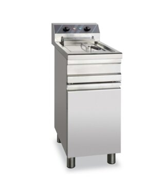 MBM Friteuse | staand model | elektrisch |18-20 liter | 12kW | (B)37,5x(D)75,5x(H)84,5/98,5cm