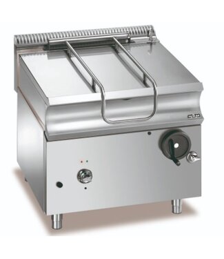 MBM Kantelbare braadslede | staand model op gas | 80 liter | 20kW | (B)80x(D)90x(H)85cm