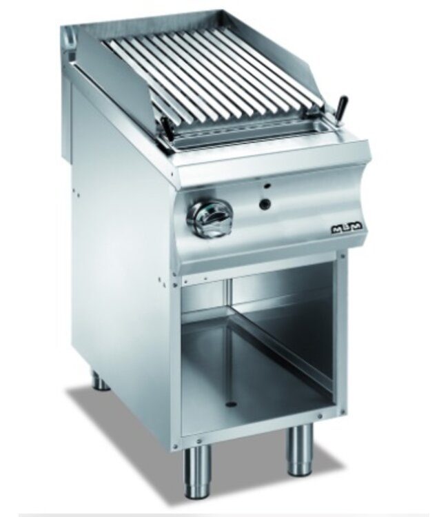 Lavasteengrill | staand model | 1 brander 10kW | (B)40x(D)90x(H)85cm