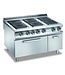 MBM Elektrisch fornuis | staand model | 6 kookplaten | 4x 3kW en 2x 4kW | incl oven | (B)120x(D)90x(H)85cm