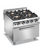 MBM Gasfornuis | staand model | 1x 7kW en 3x 11kW brander | incl gas oven | (B)80x(D)90x(H)85cm