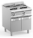 MBM Friteuse | staand model | elektrisch | 12+12 liter | 9+9kW | (B)70x(D)73x(H)85cm