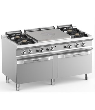 MBM Gasfornuis | staand model | 4 branders incl gas ovens | (B)150x(D)73x(H)85cm