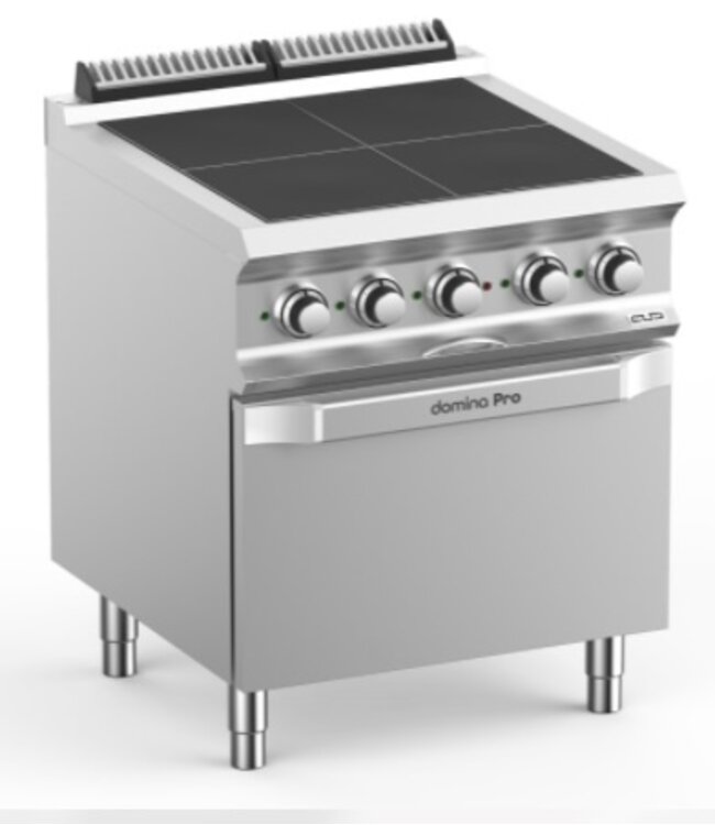 Elektrisch fornuis | staand model incl geventileerde oven | 4 kookplaten | 2,5kW | (B)70x(D)73x(H)85cm