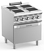 MBM Elektrisch fornuis | staand model incl oven | 4 kookplaten | 2,6kW | (B)70x(D)73x(H)85cm