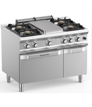 MBM Gasfornuis | staand model | 4 branders 7kW | incl kookplaat en gas oven | (B)110x(D)73x(H)85cm