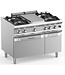 MBM Gasfornuis | staand model | 4 branders 7kW | incl kookplaat en gas oven | (B)110x(D)73x(H)85cm