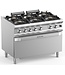 MBM Gasfornuis | staand model | 6 branders 7kW | incl extra grote gas oven | (B)110x(D)73x(H)85cm