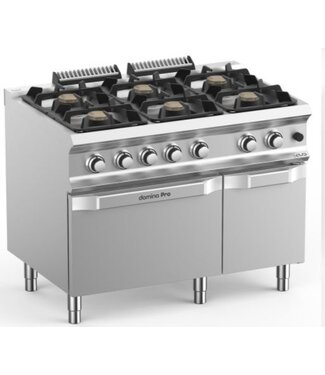 MBM Gasfornuis | staand model | 6 branders 7kW | incl gas oven | (B)110x(D)73x(H)85cm