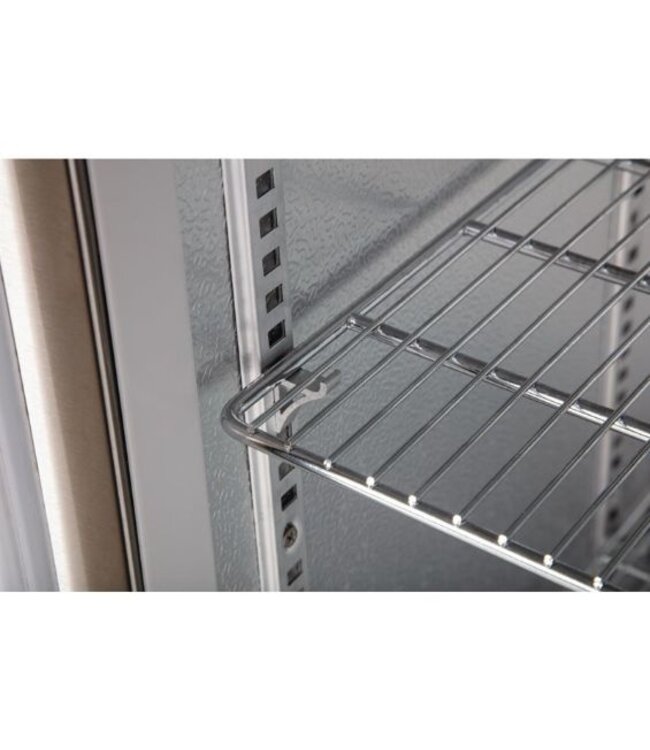 Bar triple display koeling | klapdeur | RVS | 330L | (H)90x(B)135x(D)52