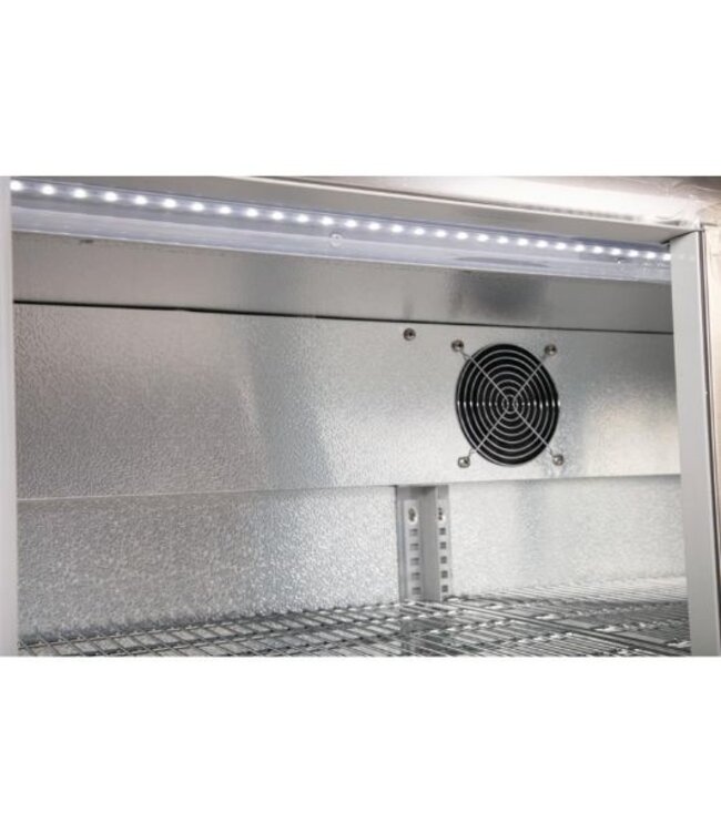 Bar triple display koeling | klapdeur | RVS | 330L | (H)90x(B)135x(D)52