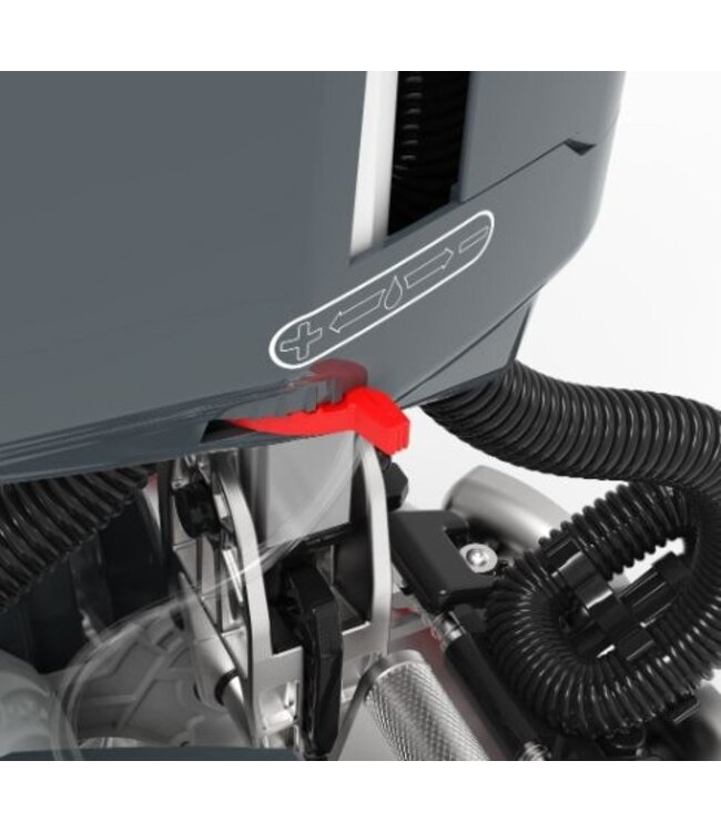 Compacte schrob-zuigmachine | 2,2L capaciteit | 140 toeren p/m