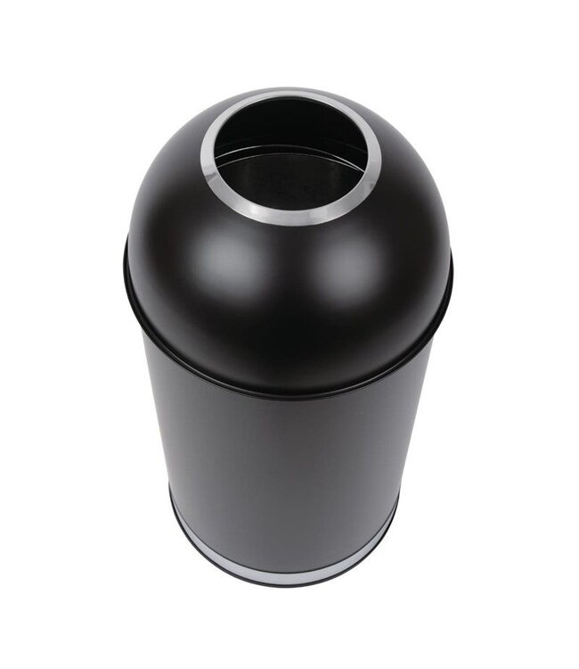 Afvalbak rond - open deksel