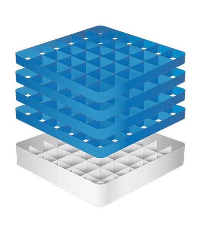 CaterRacks Voetglazenkorf - 36 vaks - CR36-4Z