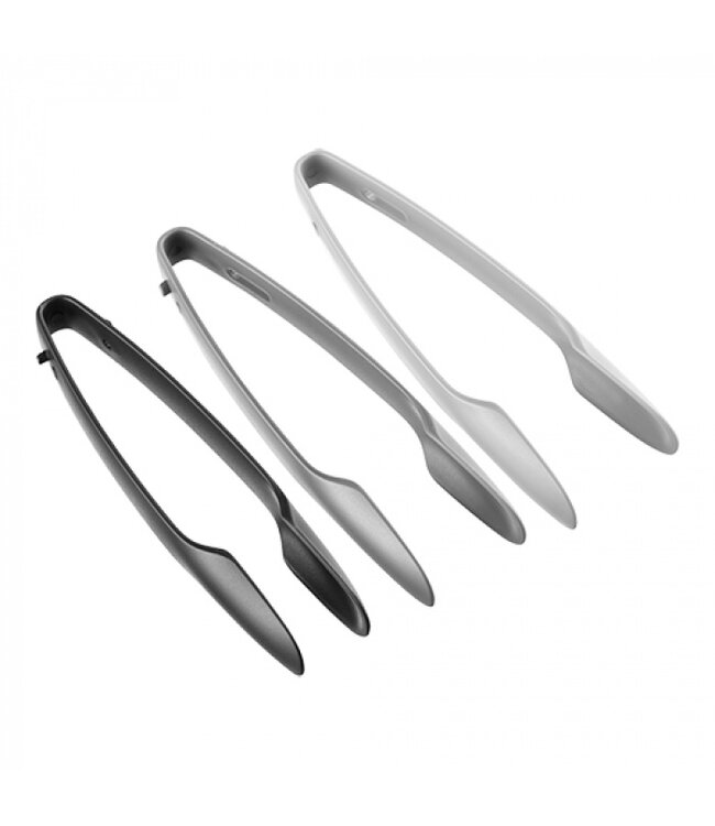 Set van 3 kunststof serveertangen