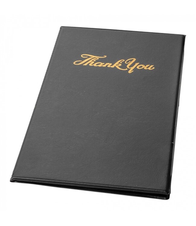 Rekening map - thank you - 14x27cm