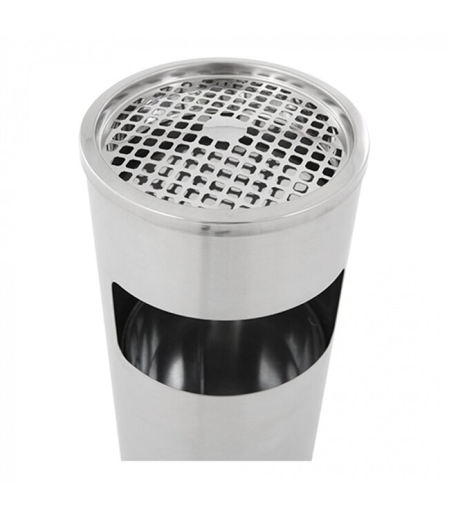 Ronde as-papierbak - mat RVS