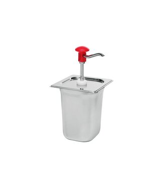 RVS sausdispenser 1/6GN | 1x 2,5 Liter