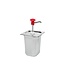 RVS sausdispenser 1/6GN | 1x 2,5 Liter