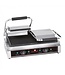 CaterChef Contactgrill duetto | compact | geribbeld | 3,6kW | (H)21x(B)57x(D)40