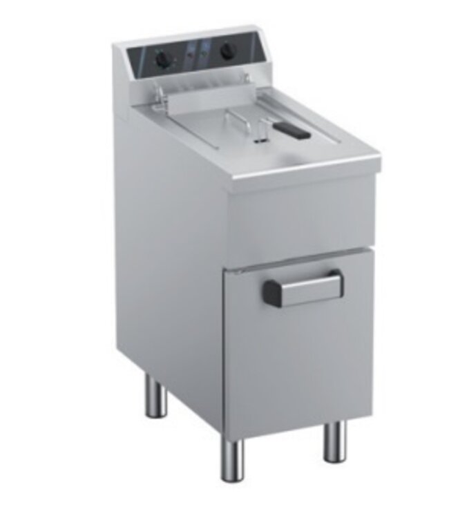 Friteuse | staand model | elektrisch | 12 liter | 9kW | (B)40x(D)71,8x(H)85cm