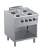 MBM Gasfornuis | staand model | 2x 3,5kW en 2x 6kW | (B)70x(D)71,8x(H)85cm