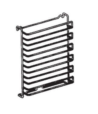 MBM Geleider | RVS | voor 6 bakplaten | (H)40x(B)60cm