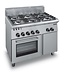 MBM Gasfornuis | staand model incl gas oven | 3x 3,5kW en 3x 6kW | (B)100x(D)65x(H)85cm