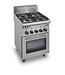 MBM Gasfornuis | staand model incl gas oven | 2x 3,5kW en 2x 6kW | (B)60x(D)65x(H)85cm