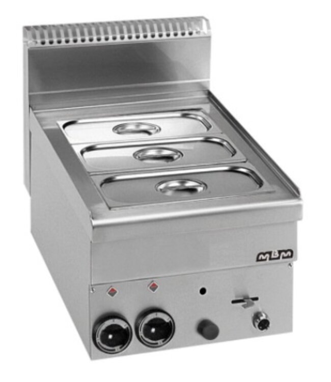 Bain-marie | tafelmodel | 1/2GN en 1/3GN | (B)40x(D)60x(H)27cm