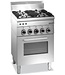 MBM Gasfornuis | staand model incl elektrische oven | 2x 2,7kW en 2x 3,15kW | (B)60x(D)60x(H)85cm