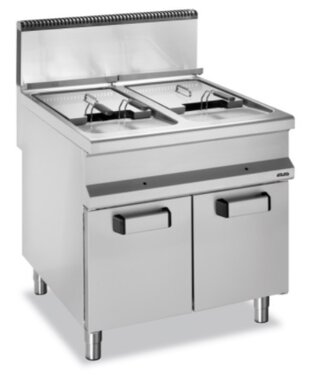 MBM Friteuse | staand model | gas |18+18 liter | 18+18kW | (B)80x(D)90x(H)118cm