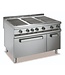 MBM Elektrisch fornuis | staand model | 6 kookplaten incl oven | 4x 3kW en 2x 4kW | (B)120x(D)90x(H)85cm