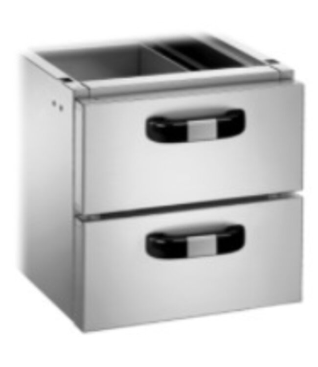 Schuiflades set 2 stuks | 1/1GN | niet voor gasapparatuur