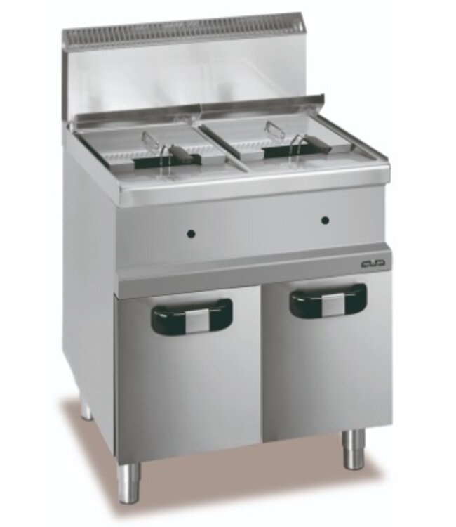 Friteuse | staand model | gas | 14+14 liter | 12,5+12,5kW | (B)70x(D)70x(H)118cm