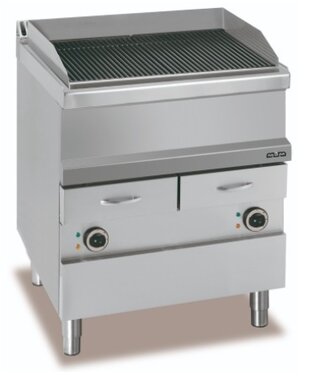 MBM Elektrische watergrill | staand model | 2x 6kW | (B)80x(D)70x(H)85cm