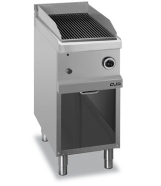 MBM Lavasteengrill | staand model | 1 brander 7,5kW | (B)40x(D)70x(H)85cm