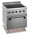 MBM Keramisch fornuis | staand model incl oven | 4 kookzones | 1,8kW en 2,5kW | (B)70x(D)70x(H)85cm