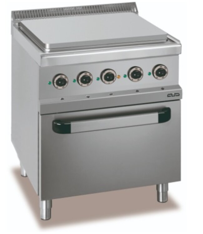 Elektrisch fornuis | staand model incl oven | 4 kookplaten | 2,25kW | (B)70x(D)70x(H)85cm