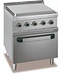 MBM Elektrisch fornuis | staand model incl oven | 4 kookplaten | 2,25kW | (B)70x(D)70x(H)85cm