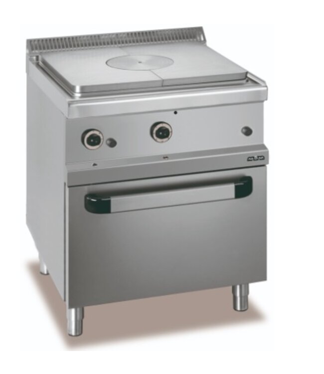 Gasfornuis | staand model incl oven | 1 kookplaat 9kW | (B)70x(D)70x(H)85cm