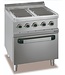 MBM Elektrisch fornuis | staand model incl oven | 4 kookplaten | 4x 2,6kW| (B)70x(D)70x(H)85cm