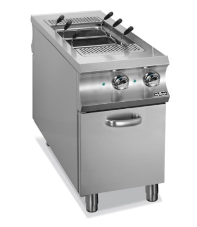 Pastakoker | staand model | elektrisch | 9kW | 40 liter | (B)45x(D)110x(H)85cm