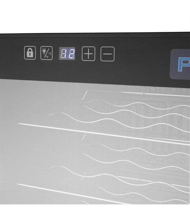 Wijnkoeling budget | +5 tot +18 graden | 28 flessen | (H)84x(B)43x(D)45cm