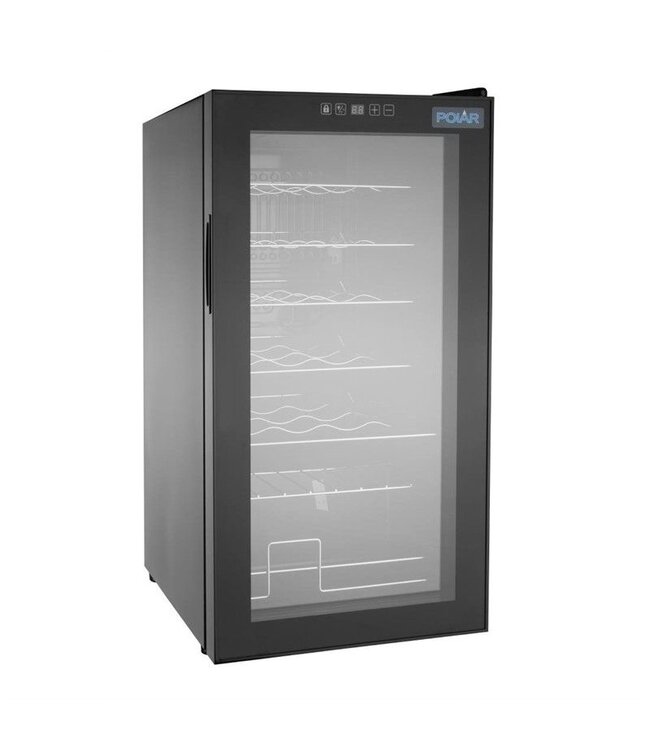 Wijnkoeling budget | +5 tot +18 graden | 28 flessen | (H)84x(B)43x(D)45cm