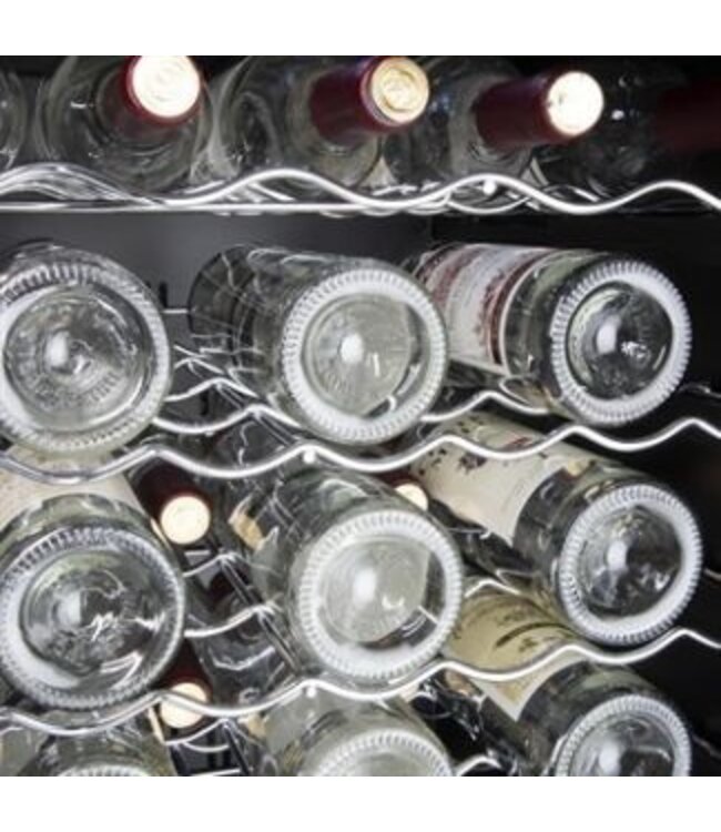 Wijnkoeling budget | +5 tot +18 graden | 44 flessen | (H)84,8x(B)49,5x(D)56,5cm