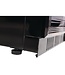 Bar dubbel display koeling | schuifdeur | zwart | 198L | (H)85x(B)90x(D)52
