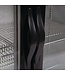 Bar dubbel display koeling | klapdeur | zwart | 198L | (H)85x(B)90x(D)52