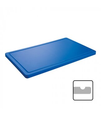 CaterChef Snijblad Chef - geul blauw - 50x30x2cm